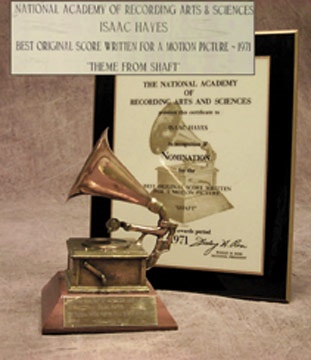 - 1971 Isaac Hayes Grammy Award for Shaft