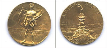 - 1920 Antwerp Olympics Gold Winner's Medal