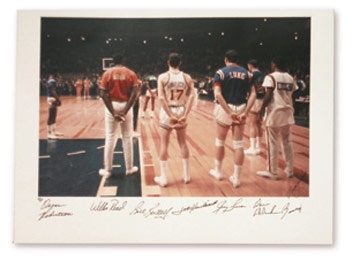 1968 NBA All Star Game Limited Edition Signed Photograph