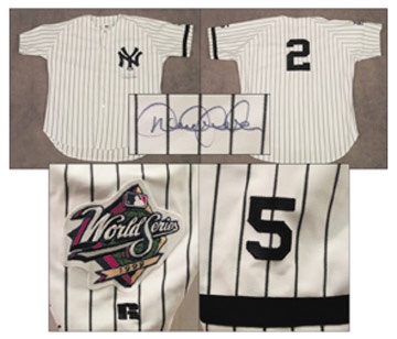 NY Yankees, Giants & Mets - Derek Jeter Signed Jersey Limited Edition (202/500)