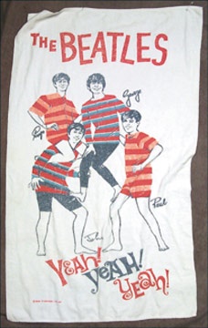 Circa 1964 The Beatles Beach Towel (34x68")