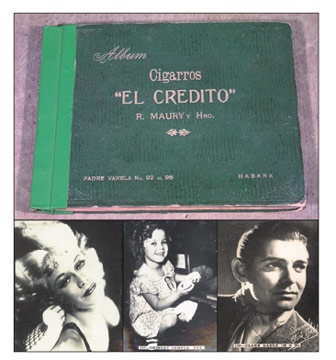 - Early 1930's El Creditos Silent Film Stars Cigarette Card Album (600)