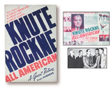 1940 Knute Rockne All American Press Book