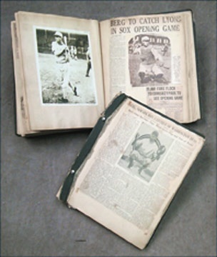 Memorabilia - 1910's-30's Moe Berg Personal Scrapbooks (2)
