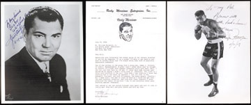 Muhammad Ali & Boxing - Boxing Champions Autograph Collection (3)