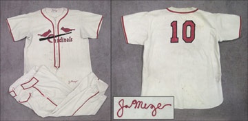 Late 1930's Johnny Mize Game Worn Uniform
