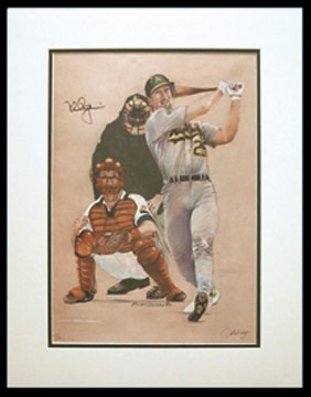 1992 Mark McGwire Signed Lithograph (13x19")