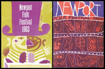 - 1963 & 1964 Newport Folk Festival Programs (2)