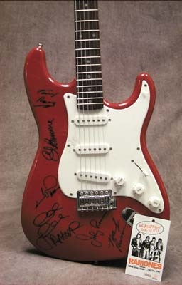 - 1999 The Ramones Signed Guitar