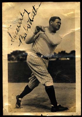 Babe Ruth Signed Photograph