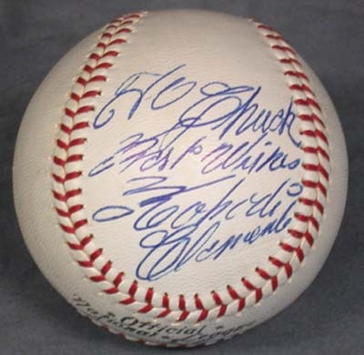 - Circa 1969 Roberto Clemente Single Signed Baseball
