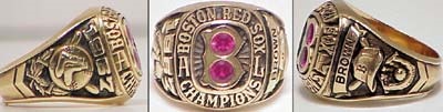 - 1967 Boston Red Sox A.L. Championship Ring