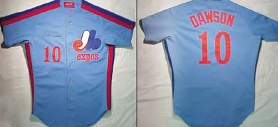 - Andre Dawson 1981 Montreal Expos Jersey