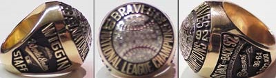 - 1992 Atlanta Braves National League Championship Ring