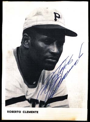 - Roberto Clemente Signed Photograph (4x5")