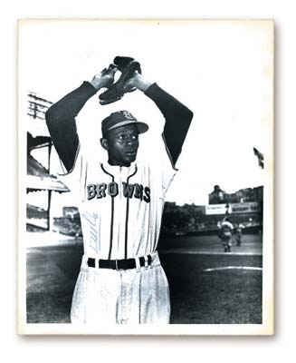 Satchell Paige Signed Photograph
