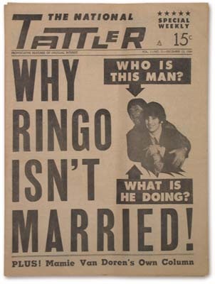- The Beatles Ringo Starr Tattler Publication