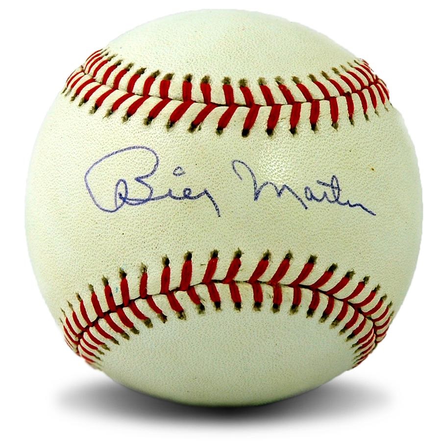 Baseball Autographs - Billy Martin Single Signed Baseball
