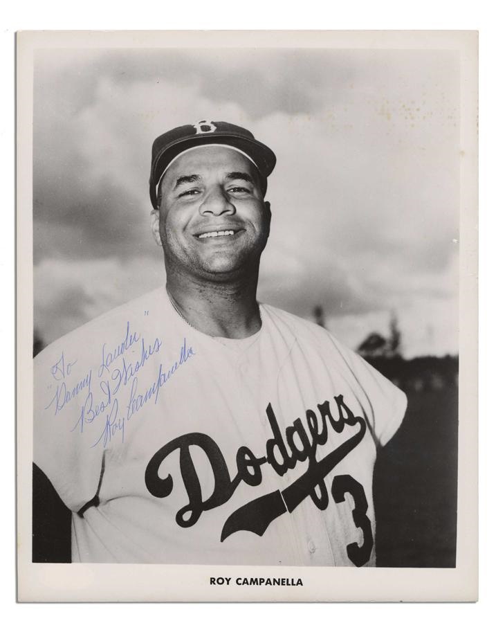 Baseball Autographs - Roy Campanella Signed Photo