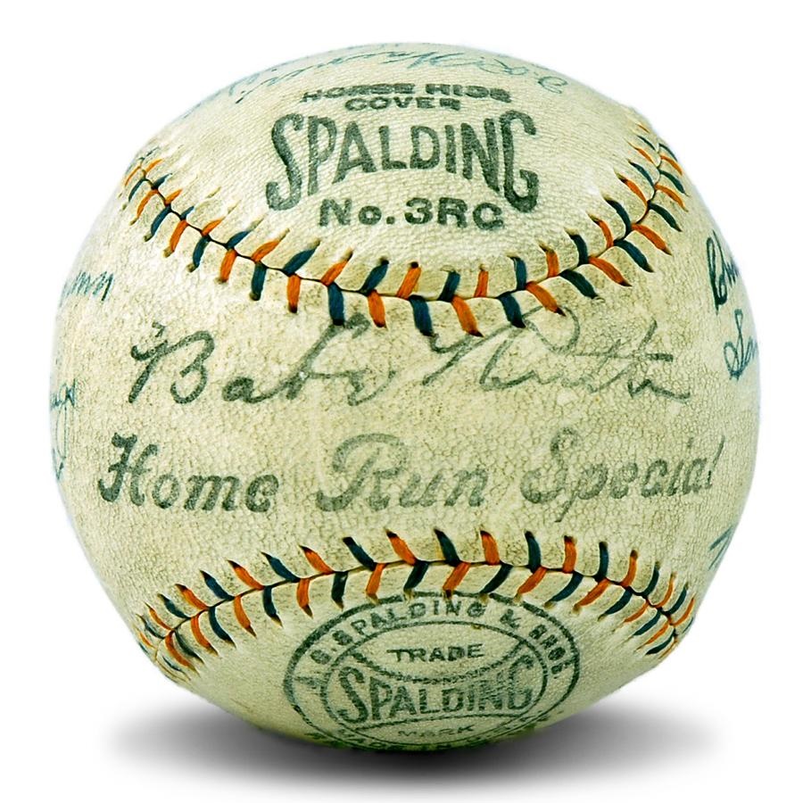 Baseball Autographs - 1928 Detroit Tigers Team Signed Baseball