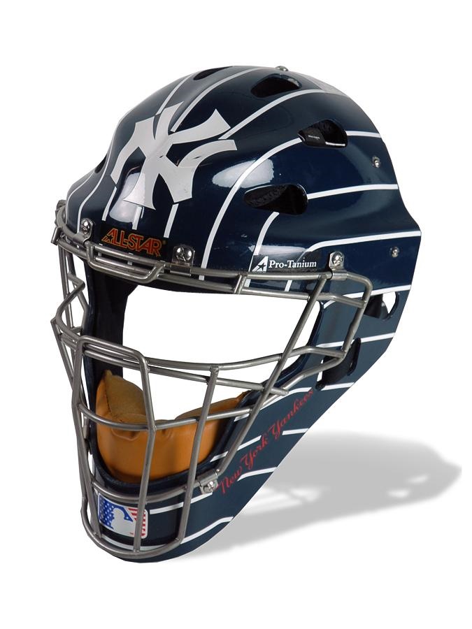 Baseball Equipment - 2008 Jose Molina New York Yankees Prototype Catcher’s Mask