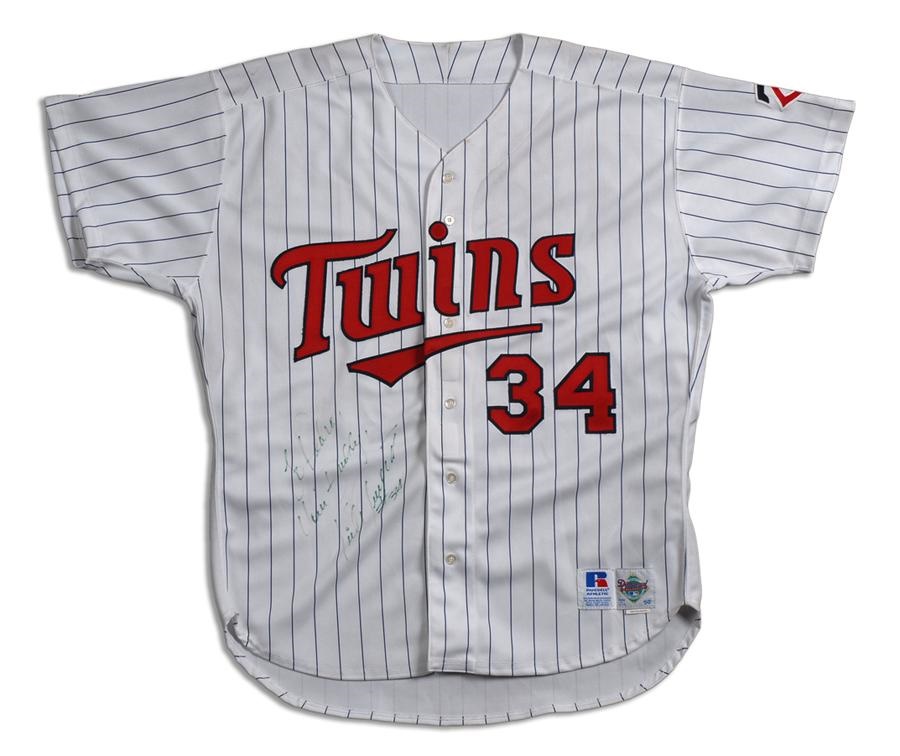 Baseball Equipment - Circa 1993 Kirby Puckett Game Used Minnesota Twins Jersey