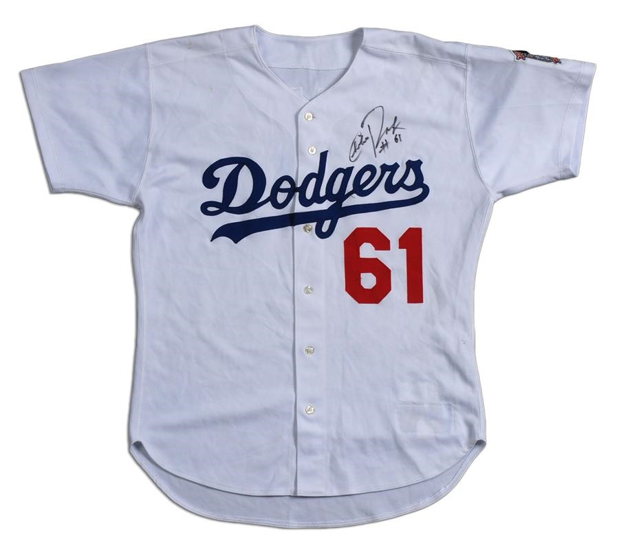 1998 Chan Ho Park Los Angeles Dodgers Game Worn Jersey