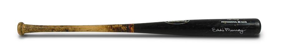 Baseball Equipment - Eddie Murray Autographed Game Used Cooper Bat