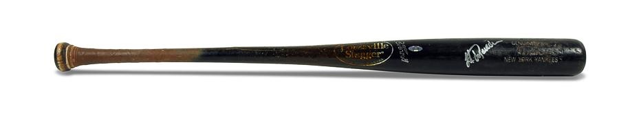 Baseball Equipment - Jorge Posada Circa 2007 Autographed Game Used Bat