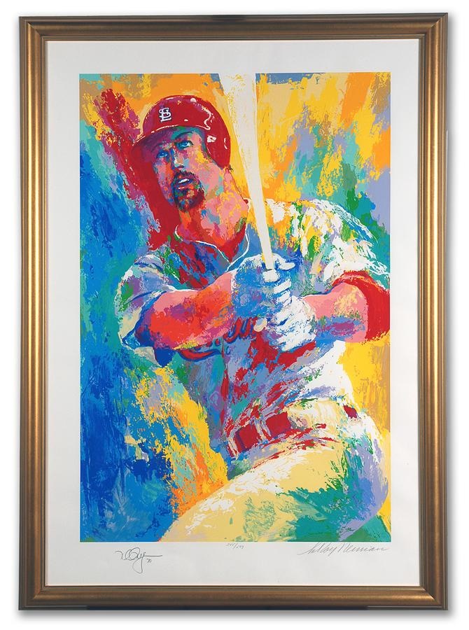 Sports Fine Art - Mark McGwire Signed LeRoy Neiman Serigraph 345/509