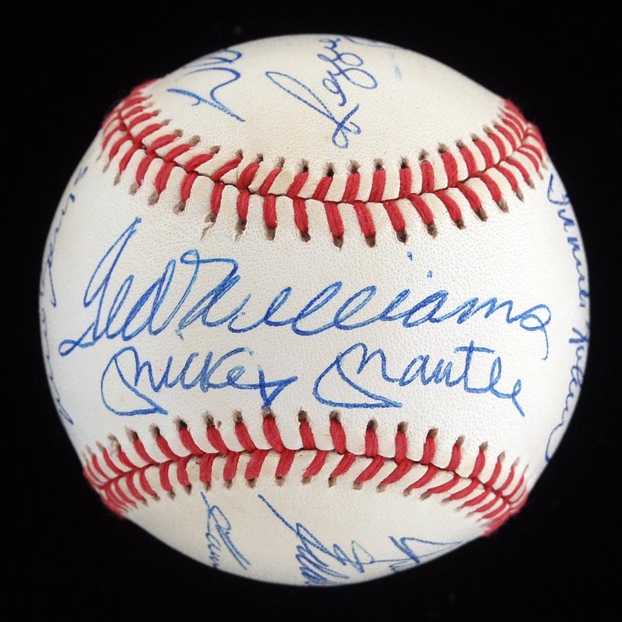 Baseball Autographs - 500 Home Run Club Signed Baseball (11 Signatures)