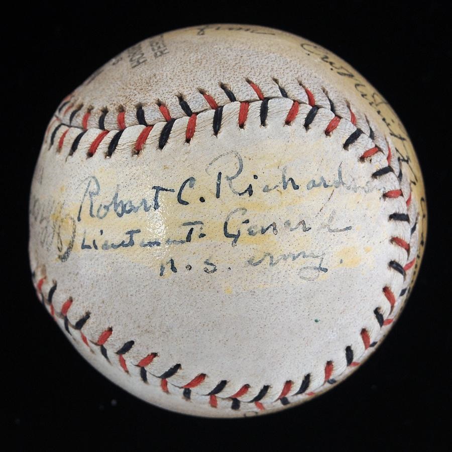 Baseball Autographs - U.S. Navy Admiral Chester W. Nimitz Signed Baseball