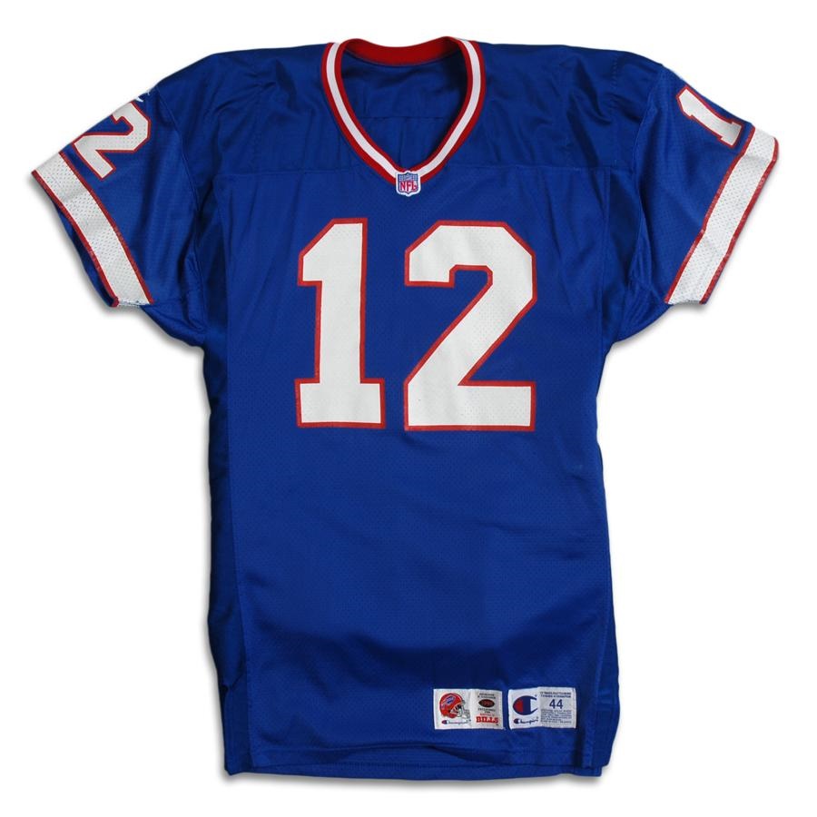 - 1996 Jim Kelly Game Used Inscribed Jersey