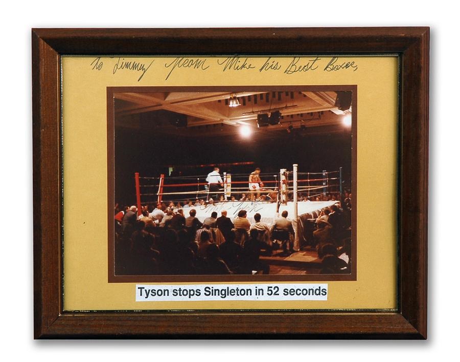 Great Early Mike Tyson Signed Photos (2)