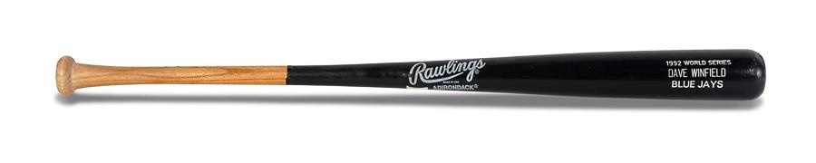 Baseball Equipment - 1992 Dave Winfield Game Used World Series Bat