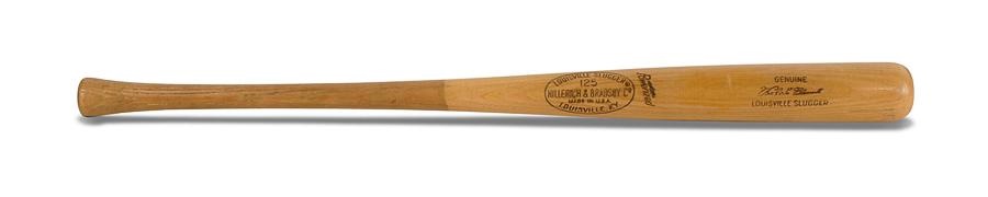 Baseball Equipment - 1965-1967 Roberto Clemente Signed Game Ready Bat