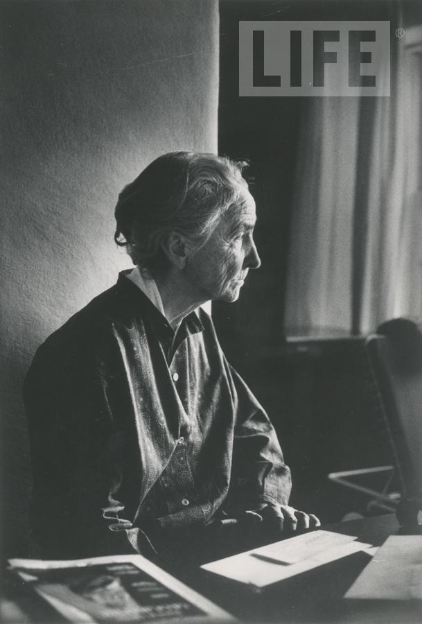 - Georgia O'Keeffe At Her Desk by John Loengard (1934- )