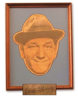 - Three Stooges "Shemp" Signed Theater Display