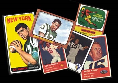 - 1960's Philadelphia Football Card Collection with 1965 Topps Football Set