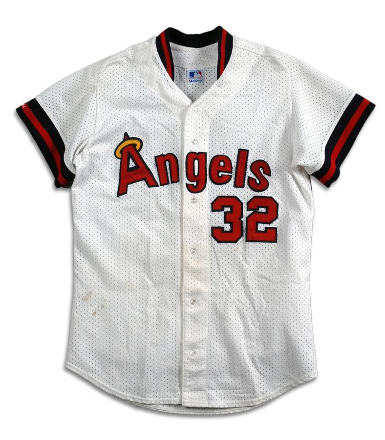 Baseball Equipment - 1990-91 Dave Winfield California Angels BP Jersey