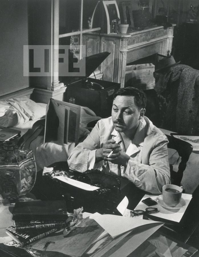 - Tennessee Williams Working by W. Eugene Smith (1918 - 1978)