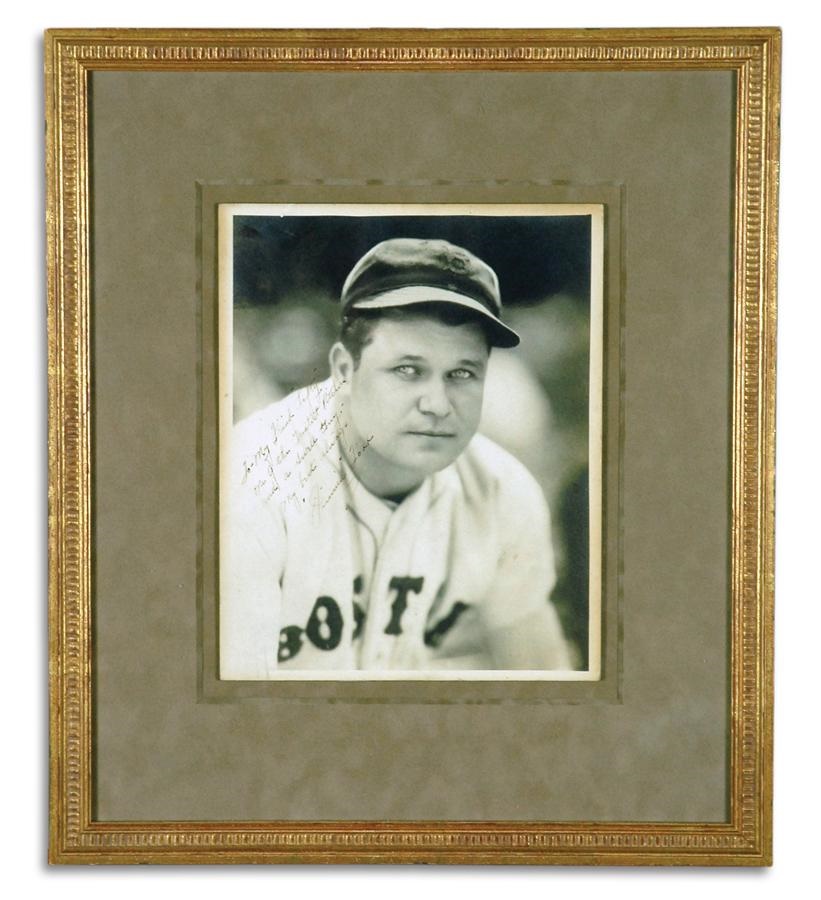 Jimmy Foxx George Burke Signed Photo to Lefty Grove