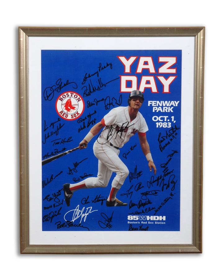 - 1983 Carl Yaz Day Signed Poster
