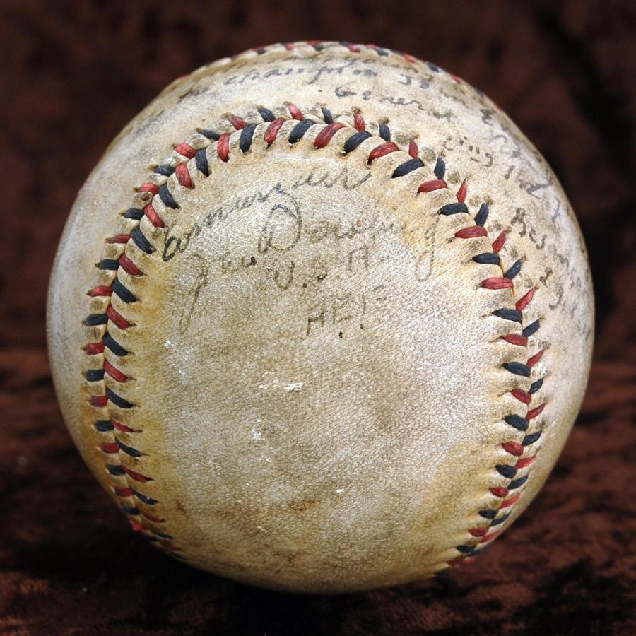 Baseball Autographs - "Black Jack" Pershing Signed Baseball