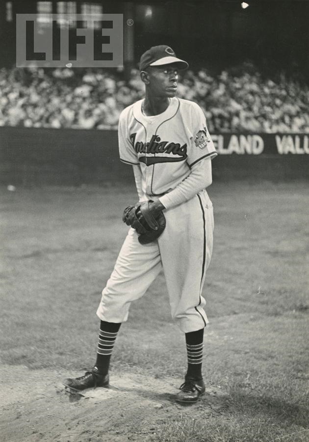 - Satchel Paige of the Cleveland Indians by George Silk (1916 - 2004)