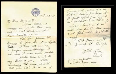 - 1918 Curly Lambeau Handwritten Letter