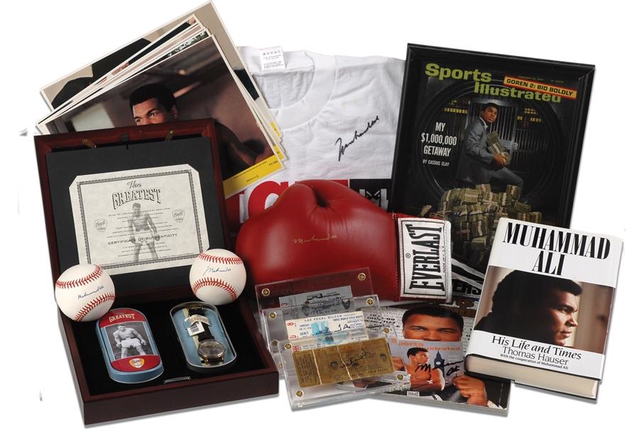 Muhammad Ali & Boxing - Muhammad Ali Signed Items (13)