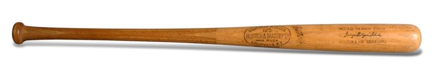 Baseball Equipment - 1953 George Shuba Brooklyn Dodgers Game Used World Series Bat