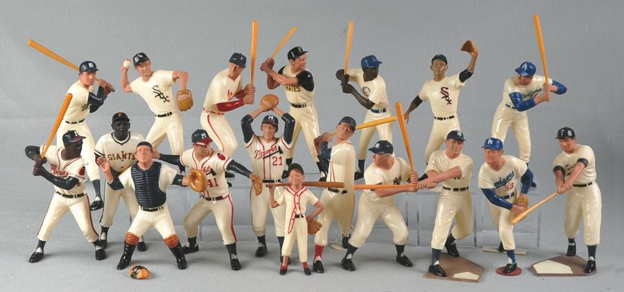 - Complete Set of Hartland Statues with Batboy