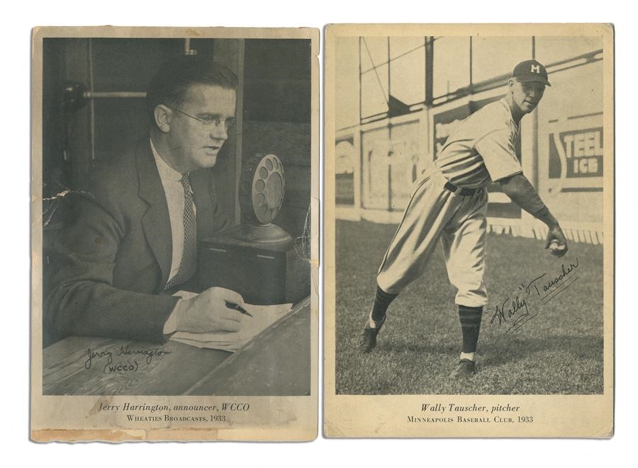 The Fred Budde Collection - 1933 Minneapolis Millers Wheaties Near Set